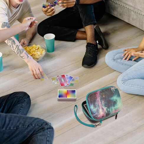 Cards Holder Case Compatible with PM TCG Cards/for SKYJO/for Five Crowns/for UNO/for Phase 10 Playing Cards, Card Game Storage Organizer Holds Up to 400 Cards - Black (Box Only) in Kuwait