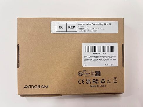 محول HDMI 2.1 4K 120 هرتز، محول AVIDGRAM HDMI 3 في 1 مع جهاز تحكم عن بعد بالأشعة تحت الحمراء، 3 منافذ 8K 60 هرتز، محور نحيف لتحديد HDMI تلقائيًا 48 جيجابت في الثانية، متوافق مع Xbox Series X، PS4 Pro، PS5، تلفزيون UHD، شاشة، جهاز عرض in Kuwait