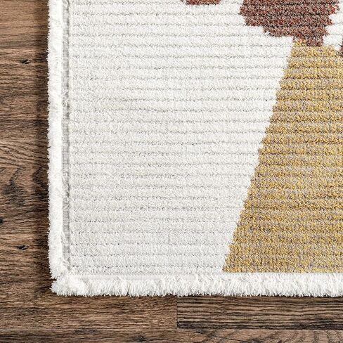 سجادة منطقة الأطفال nuLOOM Raffy Happy Lion، مقاس 8x10، بيج in Saudi Arabia