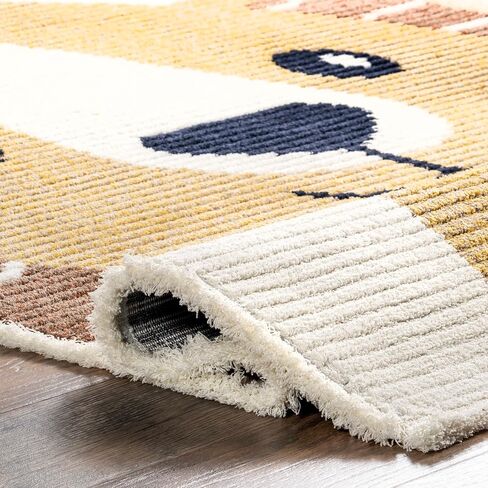 سجادة منطقة الأطفال nuLOOM Raffy Happy Lion، مقاس 8x10، بيج in Saudi Arabia