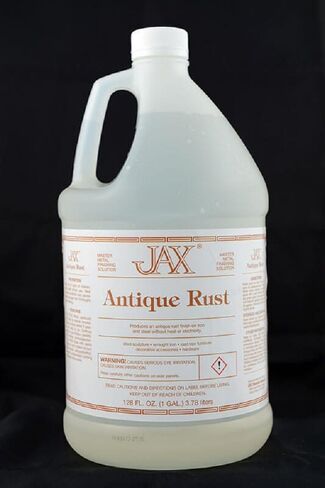 JAX Antique Rust - Metal Finishing Solution - Antique Finish Without Heat or Electricity - 2 Ounce in Kuwait