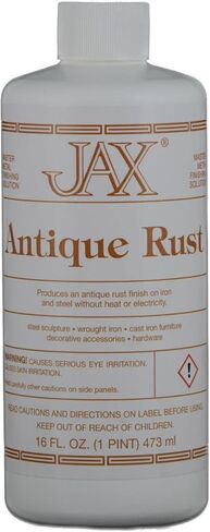 JAX Antique Rust - Metal Finishing Solution - Antique Finish Without Heat or Electricity - 2 Ounce in Kuwait
