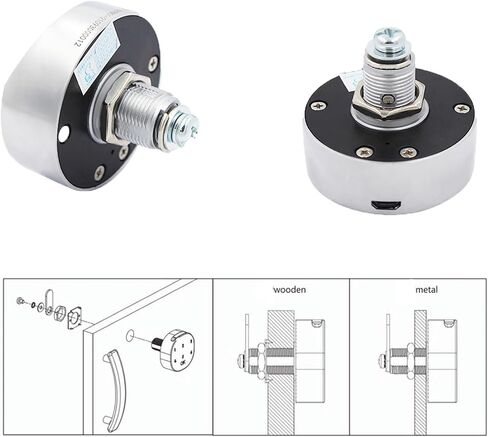 Digital Cabinet Lock Electronic Coded Lock Mechanical Keyless Drawer Lock Touch Screen Password Lock for Cabinet Mailbox File Sauna Drawer School Lockers DIY Wooden Furniture Privacy Lock (1) in Saudi Arabia