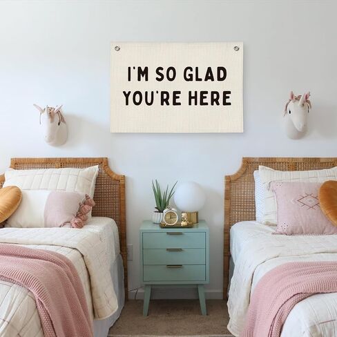 Classroom Canvas Banner, Welcome Sign forClassroom, Classroom Signs for Walls, Canvas Banner Wall Hanging Banner Flag Decor for Nursery Classroom in Saudi Arabia
