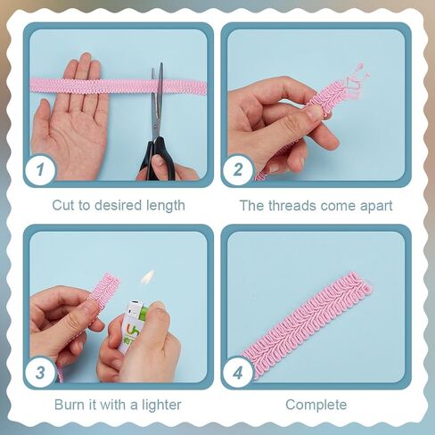 FINGERINSPIRE 11 ياردة 5/8 بوصة زخرفة جديلة سوداء من البوليستر المنسوج زخرفة حريش زخرفة الأعرج زخرفة أساسية لأزياء الحرف اليدوية DIY ستارة الخياطة غطاء إكسسوارات ديكور المنزل in Kuwait