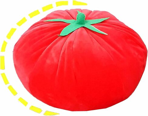 Simulation Delicious Tomato Pillow Soft Cute Plush Cushion Office Home Decoration Birthday Gift in Saudi Arabia