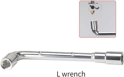 طقم فوهات Ender 3 Pro مكون من 42 قطعة، فوهة MK8 من الفولاذ المقوى + 10 فوهات + Heatbreak + كتلة سخان CR10 مع جورب سيليكون + إبرة تنظيف + أدوات طابعة ثلاثية الأبعاد للطابعة Ender 5 Pro Ender 3 V2 CR10 ثلاثية الأبعاد in Kuwait