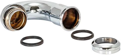 EZ-Flo 1-1/2 Inch Heavy-Duty J-Bend Sink Trap with a Captive Nut Connection, Chrome, 35112 in Kuwait