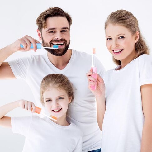Travel Toothbrush, 3 Pcs Travel Toothbrush Set, Mini Toothbrush,Portable Travel Size Toothbrush with Toothbrush Case Individually Wrapped Toothbrush Folding Toothbrush for Travel Camping Hiking School in Saudi Arabia