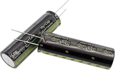 2 قطعة 18x60 مللي متر (0.71x2.36in) مكثف فائق 2.7 فولت 100F فاراد السعة لف نوع تخزين الطاقة لتخزين الطاقة الاحتياطية على اللوحة in Kuwait