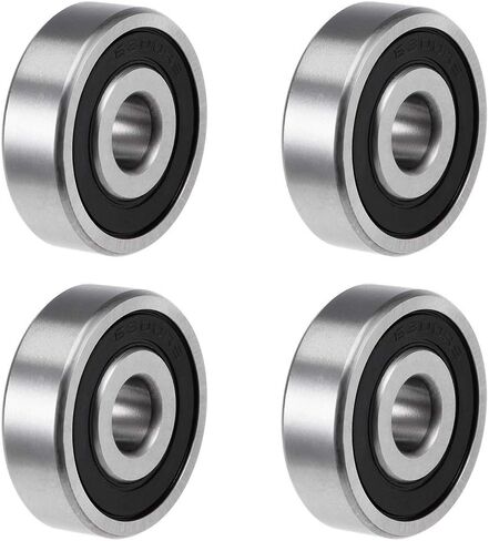 4pcs 6300-2RS 10x35x11mm Double Rubber Seal Bearings Deep Groove Ball Bearing in Saudi Arabia