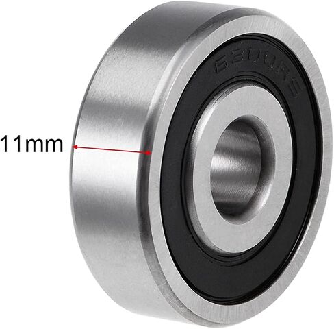 4pcs 6300-2RS 10x35x11mm Double Rubber Seal Bearings Deep Groove Ball Bearing in Saudi Arabia