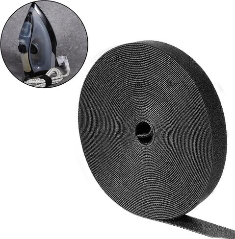 Hook and Loop Straps Double Sided Hook Loop Roll Self Gripping Wrap Cable Straps Heavy Duty Multi-Purpose Cable Ties Wire Strips for Bundling Fastening Storage Organization (0.5 in x 32 Ft) in Saudi Arabia