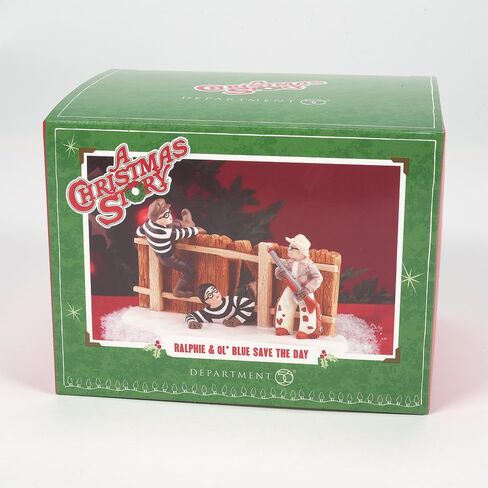 Department 56 A Christmas Story Village Ralphie and Ol' Blue Save the Day Accessory Figurine 2.5 Inch in Saudi Arabia