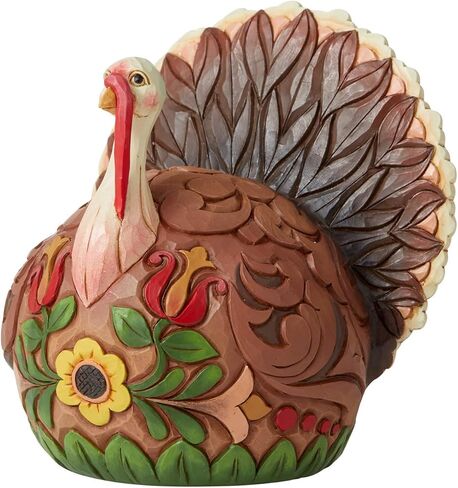 Enesco Jim Shore Heartwood Creek Harvest Turkey Feast Mode Figurine, Multicolor in Saudi Arabia