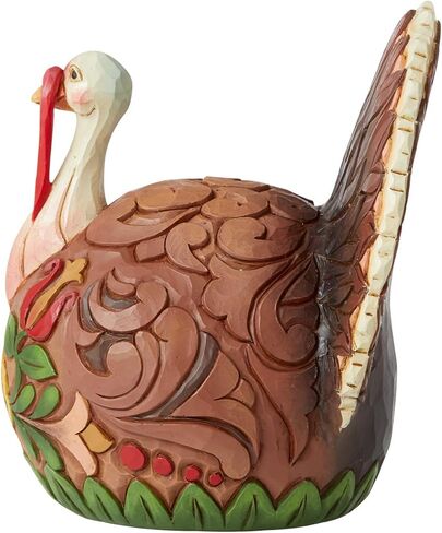 Enesco Jim Shore Heartwood Creek Harvest Turkey Feast Mode Figurine, Multicolor in Saudi Arabia