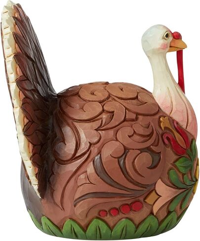 Enesco Jim Shore Heartwood Creek Harvest Turkey Feast Mode Figurine, Multicolor in Saudi Arabia
