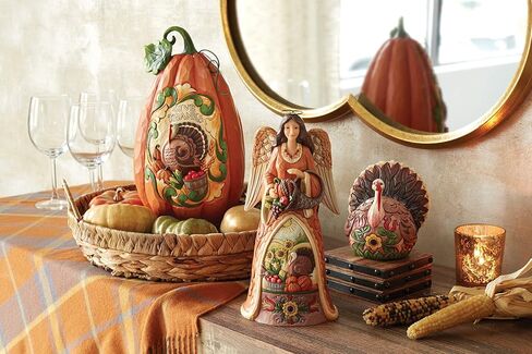 Enesco Jim Shore Heartwood Creek Harvest Turkey Feast Mode Figurine, Multicolor in Saudi Arabia