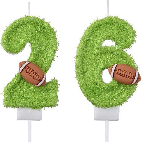 26 62 Birthday Candles, 26th 62nd Cake Candles, Silver Happy Birthday Number 26 62 Candles Cake Topper Decorations for Party Men Women in Saudi Arabia