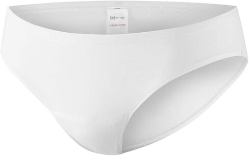 Washable Urinary Incontinence Bikini Underwear for Women with Front Absorbent Area (White, Small) in Saudi Arabia