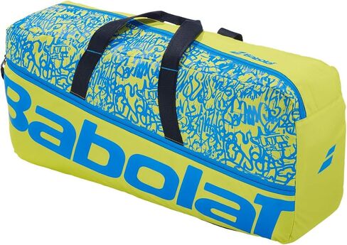 Babolat Duffle M Classic Tennis Bag - Yellow Lime/Blue in Saudi Arabia