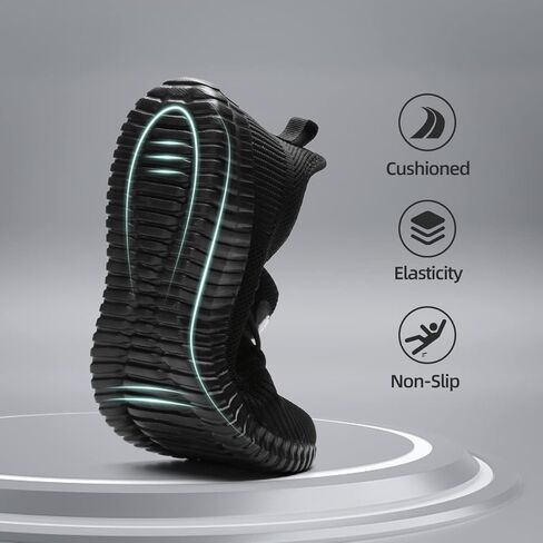 SK·TRIP Women's Walking Shoes Lightweight Breathable Flying Woven Mesh Upper Casual Jogging Shoes Ladies Tennis Shoes Workout Footwear Non-Slip Gym Sneakers for Women in Saudi Arabia