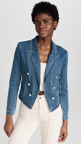 Women's Wayne Crop Double Breast Jacket in Saudi Arabia