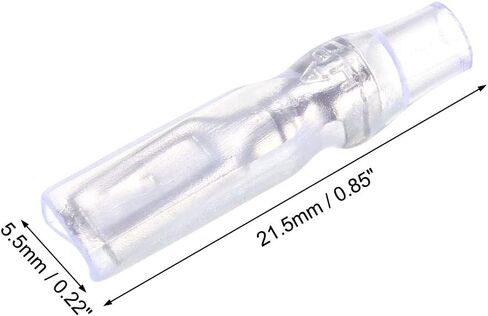 uxcell 200pcs 2.8mm Wire Terminals Connector Quick Splice Female Spade Connect with Insulating Sleeve in Saudi Arabia