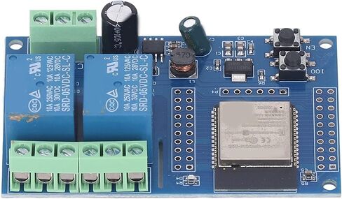 ESP Relay, 2 Channel 5V Relay Module, 4M Byte Flash Large Capacity Programmable Relay Board for Secondary Development Learning in Saudi Arabia