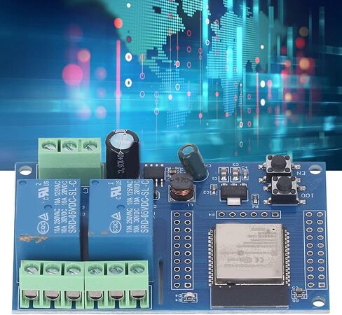 ESP Relay, 2 Channel 5V Relay Module, 4M Byte Flash Large Capacity Programmable Relay Board for Secondary Development Learning in Saudi Arabia