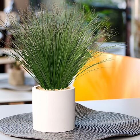 Artificial Grass,Fake Grass Artificial Shrubs Wheat Grass Greenery,Fake Grass Decor Artificial Plants Ornamental Grass Outdoor Fake Grass Green Leaves for Decoration(24PCS) in Saudi Arabia