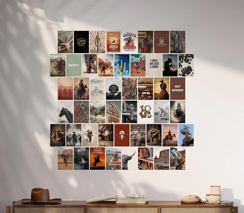 Waschbär Halloween Wall Collage Kit Aesthetic Pictures - Halloween Room Decor, Halloween Poster for Teen Girls, Witchy Room Decor, Halloween Decorations for Bedroom, 50pcs in Saudi Arabia