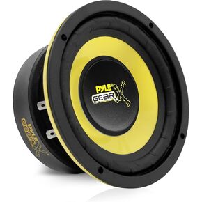 Pyle Car Mid Bass Speaker System - Pro 5 Inch 200 Watt 4 Ohm Auto Mid-Bass Component Poly Woofer Audio Sound Speakers For Car Stereo w/ 30 Oz Magnet Structure, 2.2" Mount Depth Fits OEM - PLG54