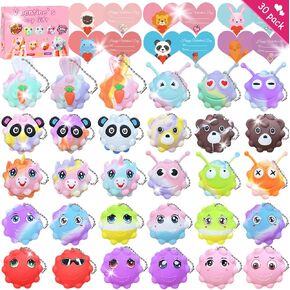 30 Pack Animal Pop Balls Party Favors for Kids,3D Pop Balls Fidget Toys,Birthday Gifts for Boys & Girls,Goodie Bag Stuffers,Pinata Stuffers Filler,Carnival Prizes,Treasure Box Toys,Kids Prizes in Kuwait