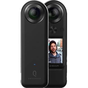 KanDao QooCam 8k Enterprise Professional Live Camera, in-Camera 8K 30FPS 360 Live Solution, 1.5X Sensor*, Max 150mbps Bitrate Super-high Resolution Cam for Live Streaming Video Production