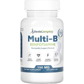 Benfotiamine Inc, Multi-B Neuropathy Support Formula, 150 mg, 120 Capsules (1)