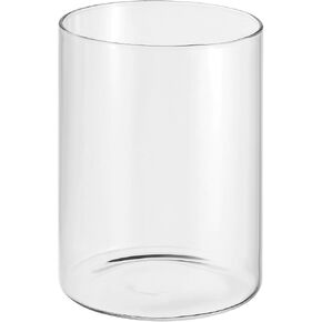 PATIKIL Clear Glass Cylinder Vase, 5.9" Tall and 2" Dia Tabletop Flowers Vase Floating Candle Holder Vase for Home Decor Wedding Centerpieces(8oz)