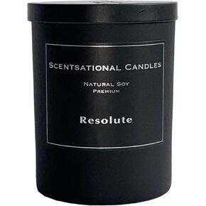 Scensational Candles Resolute Candle, Black