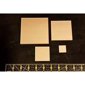 LaserThing Itajime Shibori Templates - 44 Piece Set - Square, Circle, Hexagon, and Twinkle