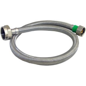 LASCO 10-0901 Old Style Leg Bathtub Supply Line with 1/2-Inch Female Iron Pipe and 3/4-Inch Female Iron Pipe, Silver (pack of 1)
