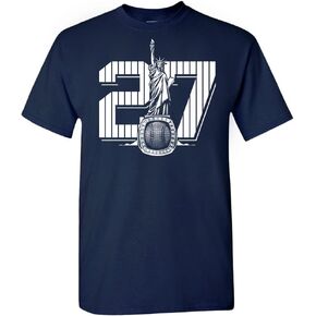 New York 27 Rings Men's T-Shirt for Baseball Fans