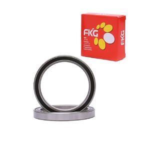 FKG 6809-2RS 45x58x7mm Deep Groove Ball Bearing Double Rubber Seal Bearings Pre-Lubricated 2 Pcs