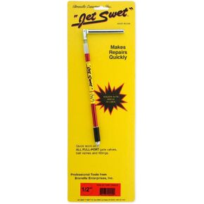 Jet Swet Tool 1/2 inch - Pro Plumbing Plug, Fast Water Line Repairs, Solder Joints without Draining Entire Water Pipe System - Withstands High Heat, High Pressure 65 psi