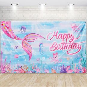 Watercolor Dinosaur Backdrop - 73'' x 43'' Dinosaur Birthday Party Supplies for Girls Kids Indoor Outdoor Photography Background Dino Theme Party Decorations Wall Decor