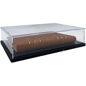Acrylic Display Case for Ideas Typewriter 21327 Building Kit with Customized Designbackground. Assemble Display Case for Collectibles,Dust-free,Clear.(13.8×12.2×7.9 inch;35×31×20 cm)