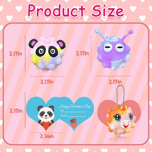 30 Pack Animal Pop Balls Party Favors for Kids,3D Pop Balls Fidget Toys,Birthday Gifts for Boys & Girls,Goodie Bag Stuffers,Pinata Stuffers Filler,Carnival Prizes,Treasure Box Toys,Kids Prizes in Kuwait