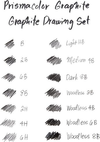 Prismacolor Premier Graphite Drawing Pencils With Erasers & Sharpeners, Adult Coloring, 18-Piece Set in Saudi Arabia