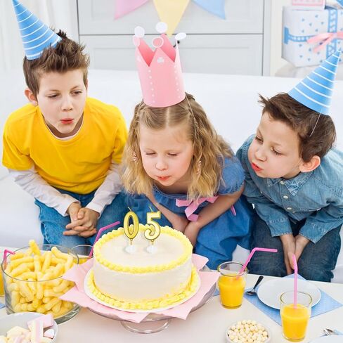 شموع عيد الميلاد الخمسين - شمعة كعكة عيد الميلاد الذهبية رقم 50، زينة كعكة عيد الميلاد السعيدة 50 لحفلة عيد ميلاد تبلغ خمسين عامًا وزينة الذكرى السنوية الخمسين in Kuwait