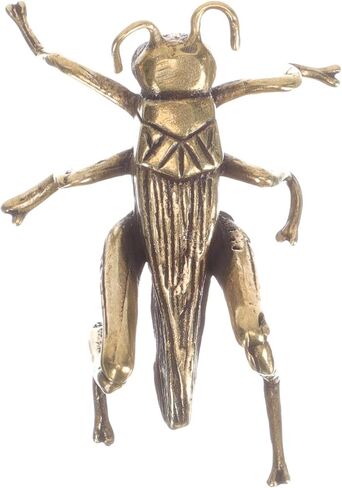 Brass Cricket Brass Grasshopper Metal Cricket Decor Art Sculptures Collectible Home Decor Brass Animal Decoration for Home Office Bookshelf Brass Cricket Figurine in Saudi Arabia