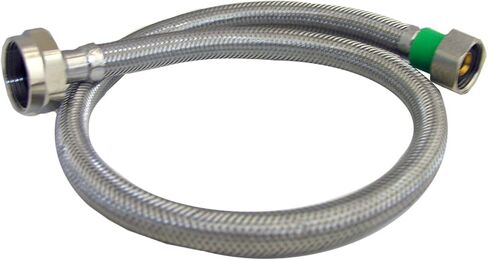 LASCO 10-0901 Old Style Leg Bathtub Supply Line with 1/2-Inch Female Iron Pipe and 3/4-Inch Female Iron Pipe, Silver (pack of 1) in Saudi Arabia